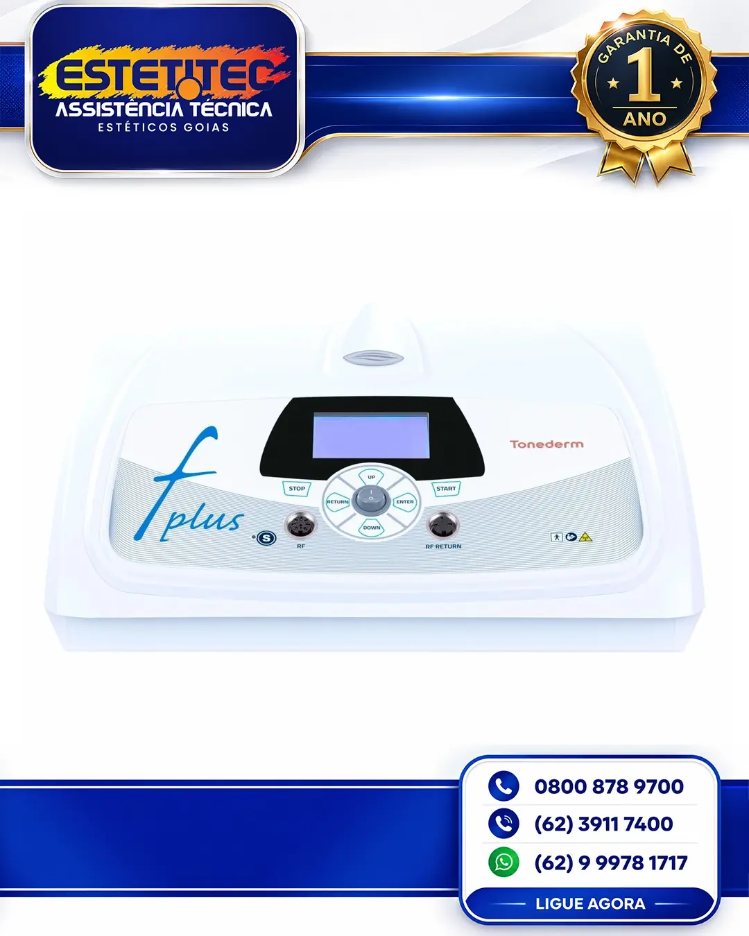 REPARO TONEDERM SPECTRA FACE PLUS GOIÂNIA