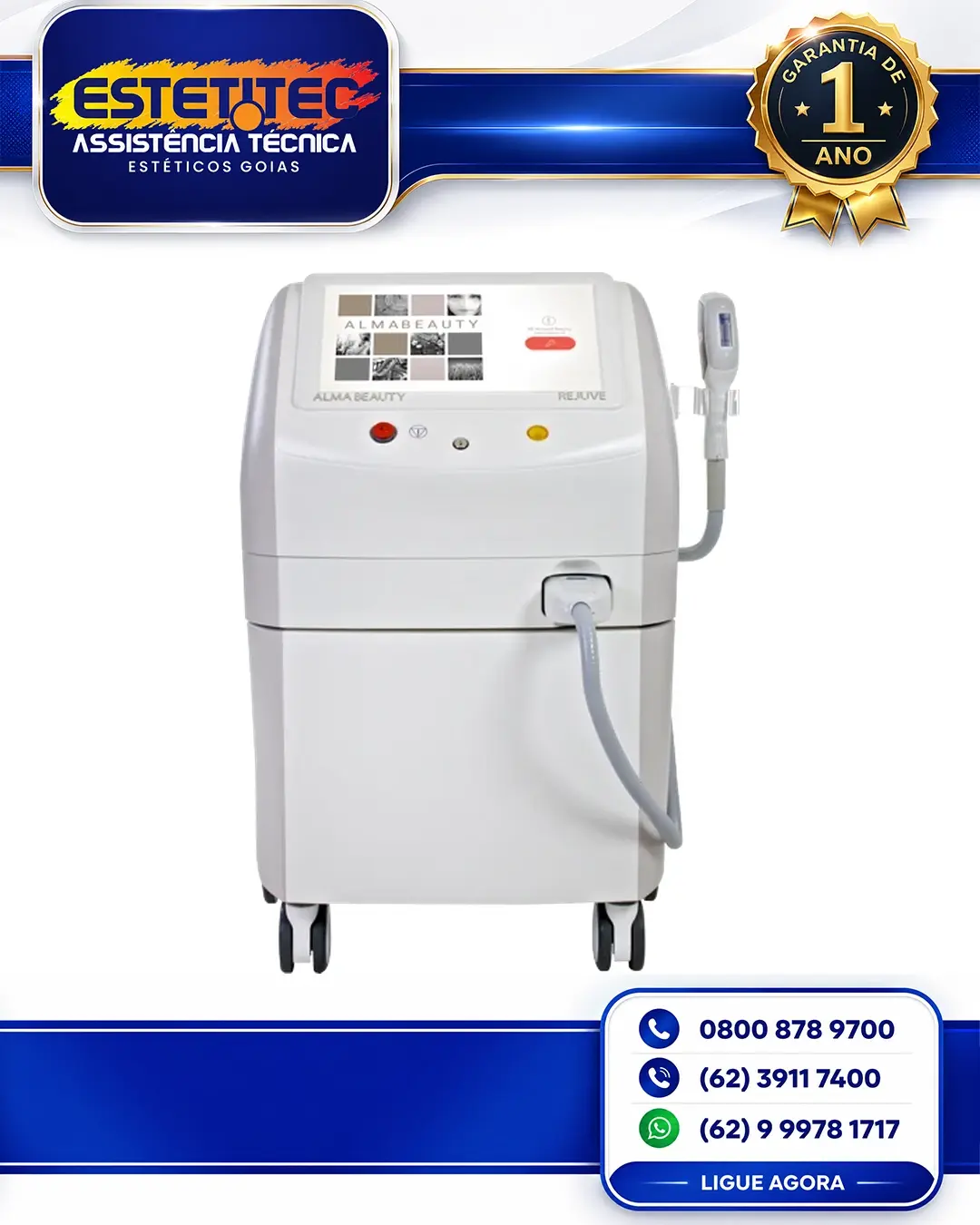 SUPORTE TÉCNICO ALMA LASER REJUVE RIO DE JANEIRO