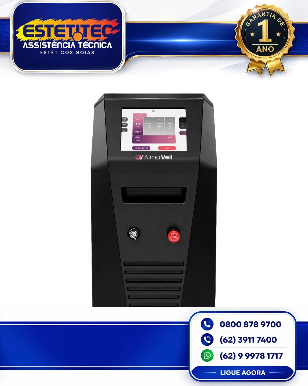 SUPORTE TÉCNICO ALMA LASER VEIL FLORIANÓPOLIS