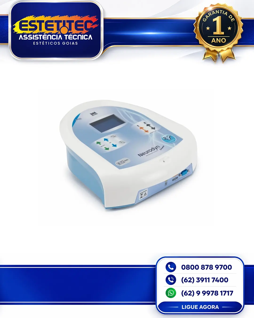 SUPORTE TÉCNICO IBRAMED NEURODYN COMPACT RIO DE JANEIRO