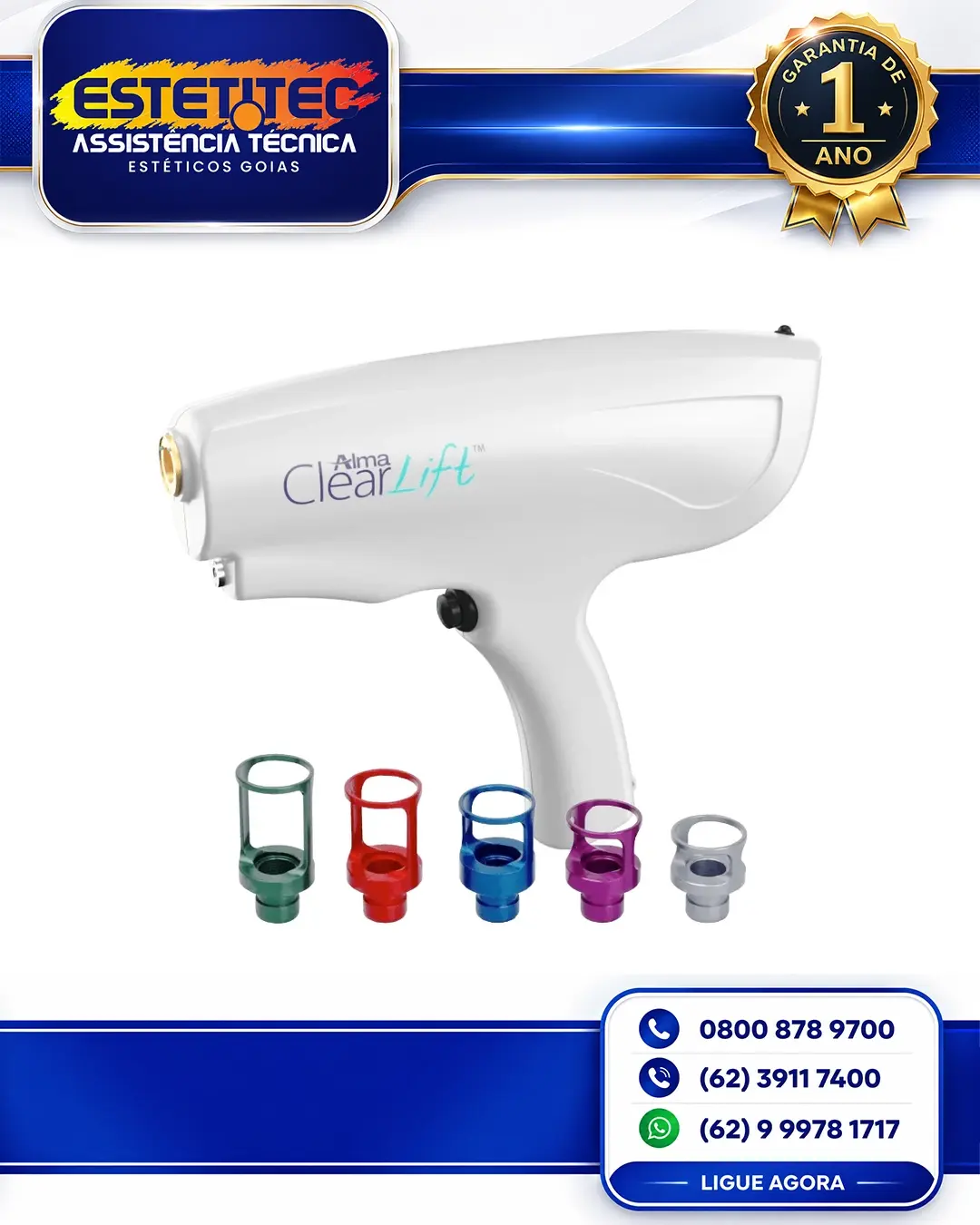 SUPORTE TÉCNICO PARA ALMA LASER CLEARLIFT FLORIANÓPOLIS