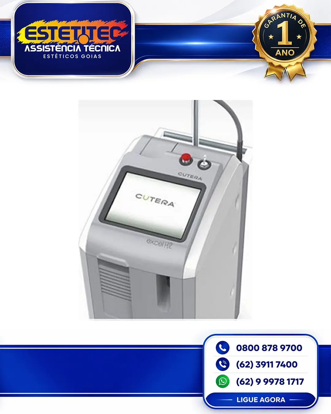 SUPORTE TÉCNICO PARA CUTERA EXCEL HR SÃO PAULO