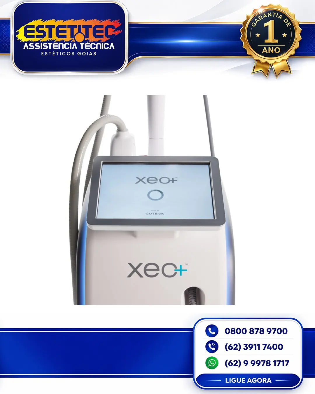 SUPORTE TÉCNICO PARA CUTERA XEO PLUS BRASÍLIA