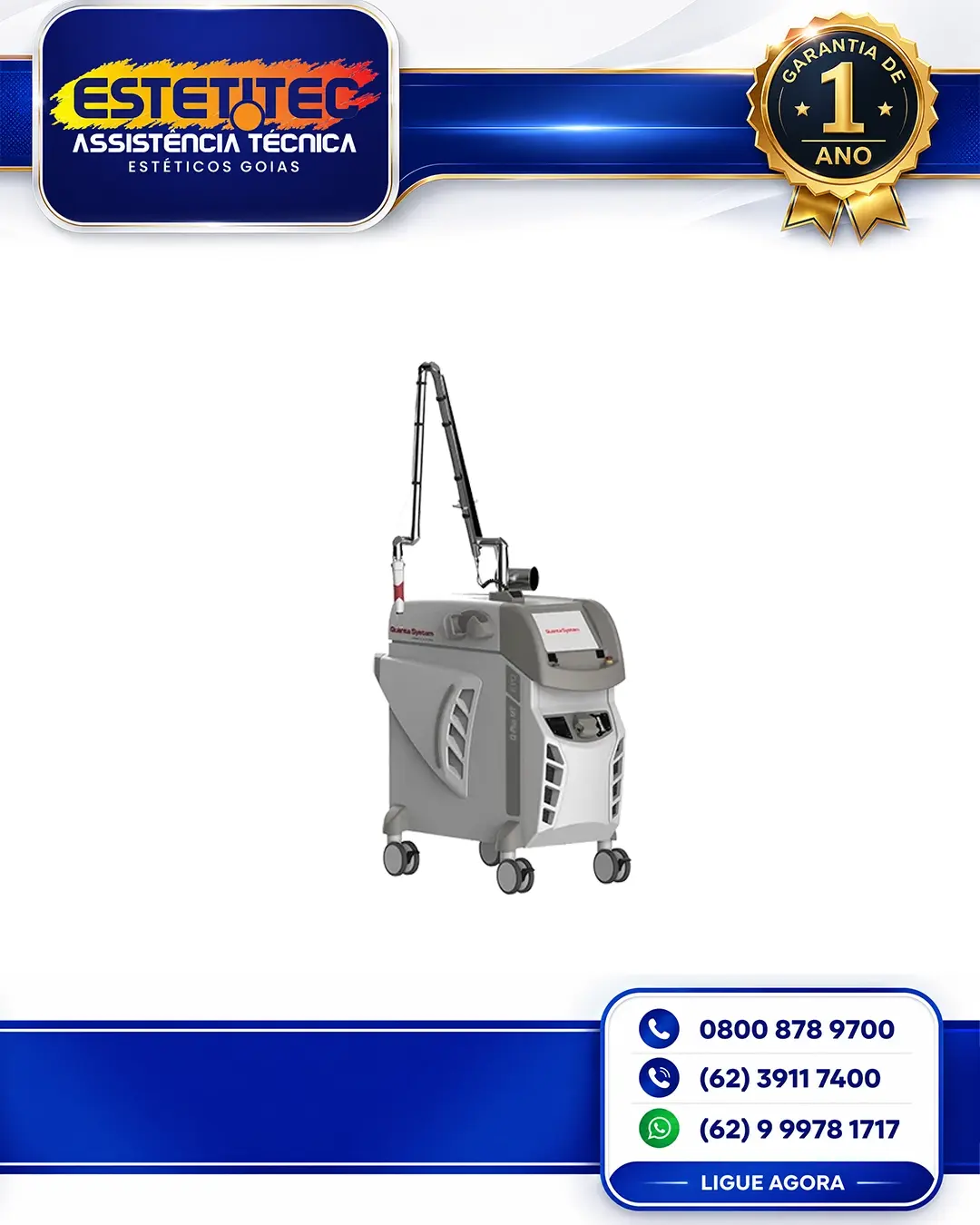 SUPORTE TÉCNICO QUANTA SYSTEM Q PLUS C GOIÂNIA