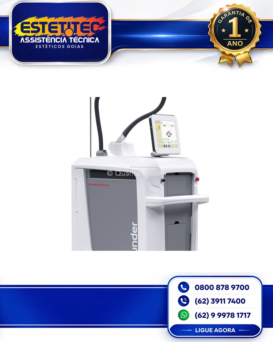 SUPORTE TÉCNICO QUANTA SYSTEM THUNDER FLORIANÓPOLIS