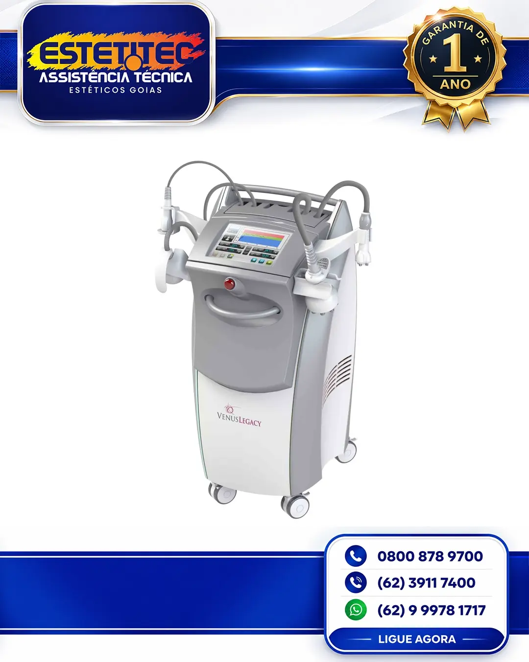 SUPORTE TÉCNICO VENUS CONCEPT VENUS LEGACY CURITIBA